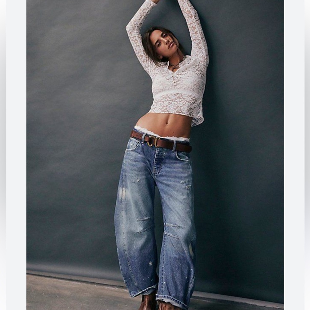 Free People We The free barrel jeans